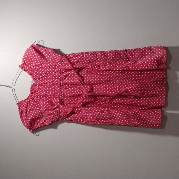 Girls 2 pieces set, Salmon Pink Dress and Off-white Top, Back to school - 5T & 4 - Picture 8 of 10